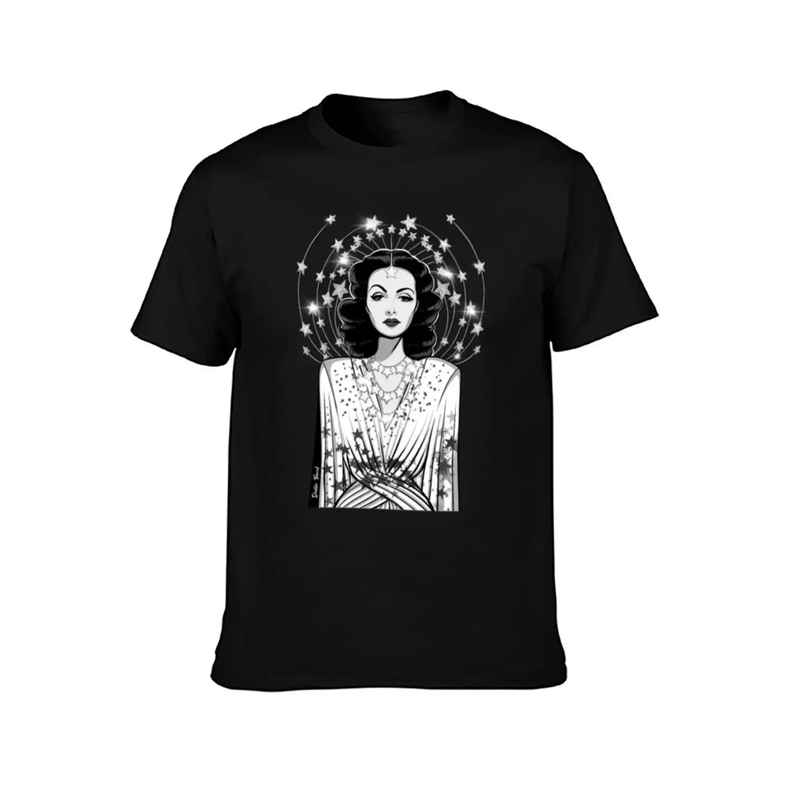 Фото Футболка Hedy Lamarr из мягкого хлопка, базовая модель №2