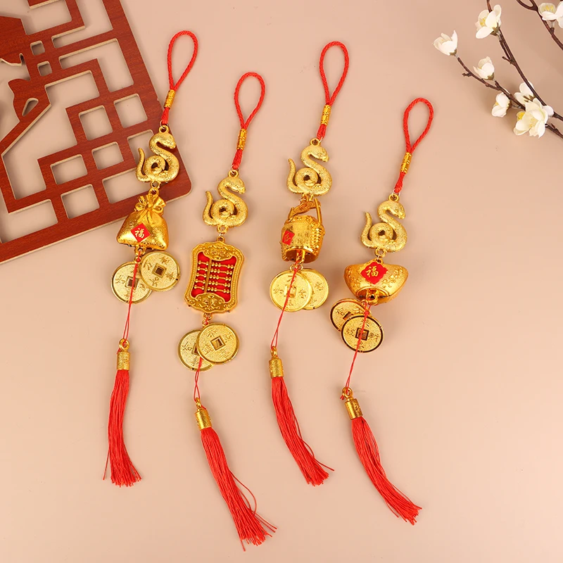 2025 год змеи позолоченный пластиковый кулон в виде со знаком зодиака