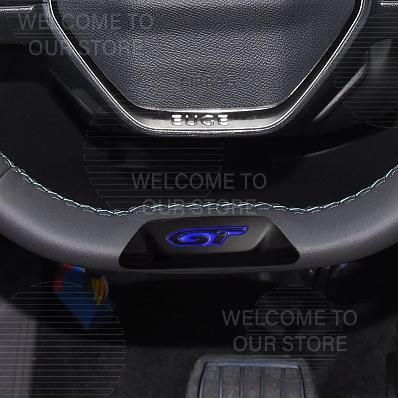 Автомобильный декор, металлическая эмблема GT, 3D наклейка для Peugeot 5008 208 508 4008 3008 GT, значок на руль, наклейки (art.: 3920cea166ac8) - 3920cea166ac8