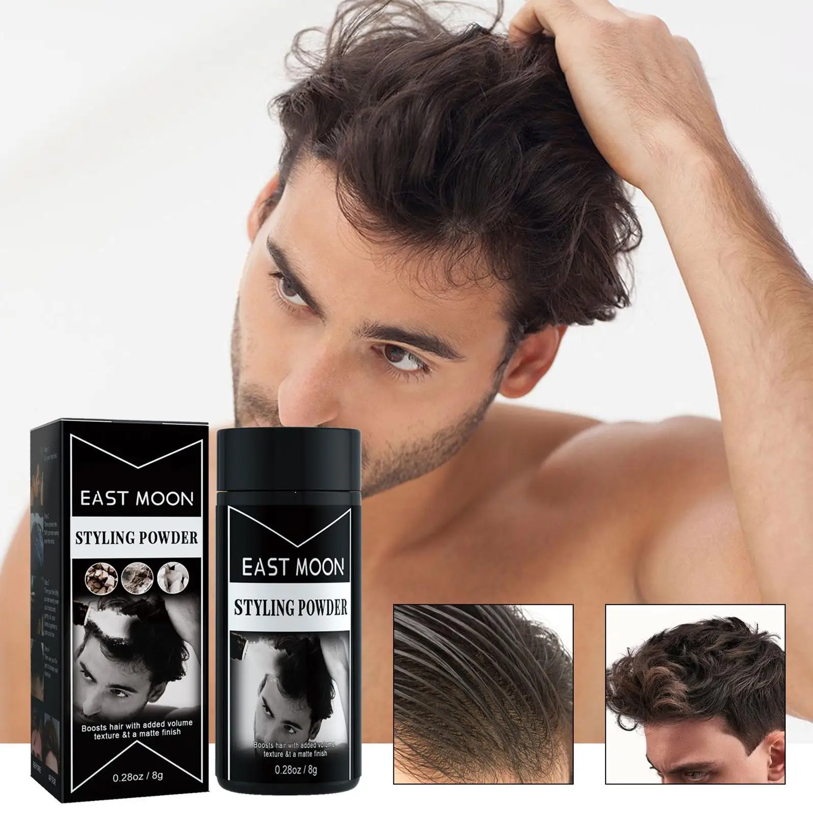 

Fluffy Hair Powder Modeling Styling Increases Hair Powder Volume Men Treatment Hair Hair Women Mattifying Powder C8R2