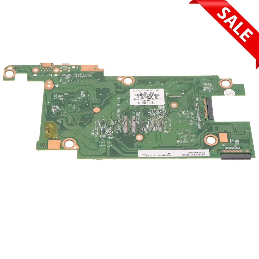 Материнская плата NOKOTION 841770-001 841770-601 DAYB3BMBAD0 для ноутбука HP Pavilion X2 12-B серии SR2EN M3-6Y3 0