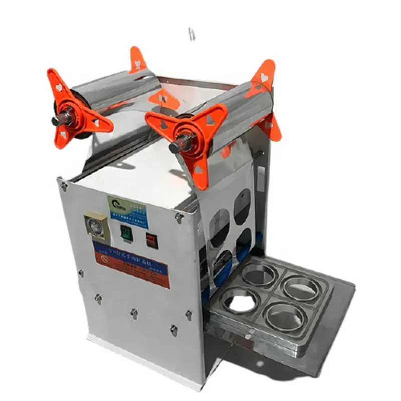 Запечатывающая машина Лотки Коробки тофу Упаковщик Автоматический упаковщик