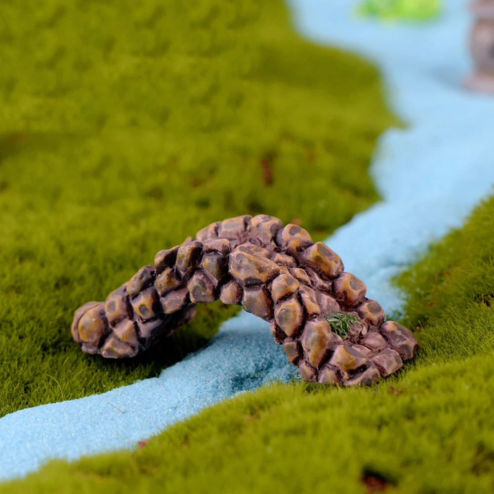 resin house miniatures figurines garden decoration outdoor accessories mini crafts for home garden decor free global shipping