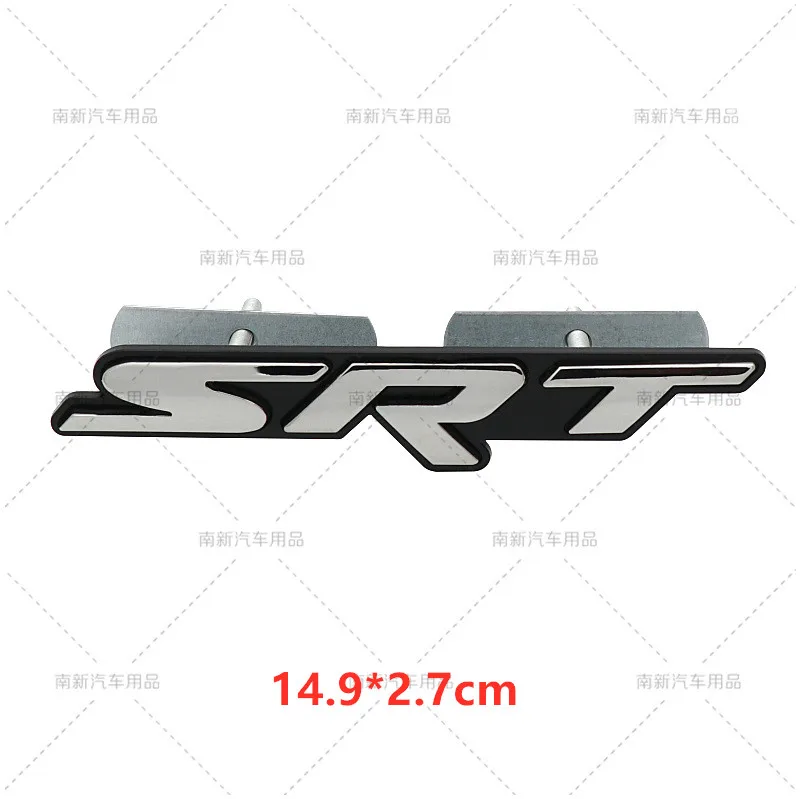 3D металлический значок гриля SRT, эмблема, автомобильные наклейки для Dodge Charger Ram Viper Magnum Caliber Journey, Стайлинг автомобиля, автоаксессуары