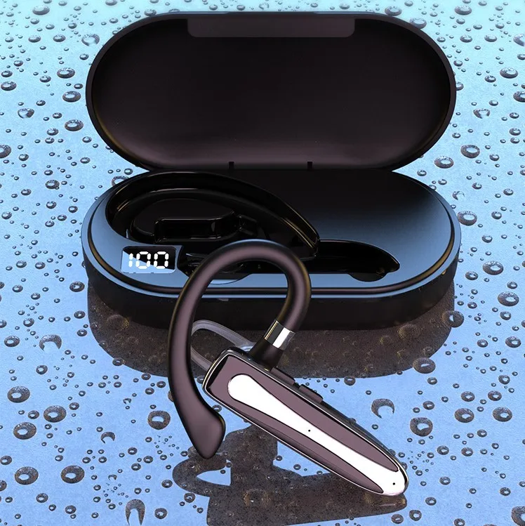

Business Earphone Stereo Bluetooth-compatible Headset Noise Reduction Hd Calls Single Ear Earphones Tws Earbuds Digital Display