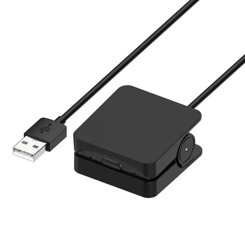 

Usb Charging Clip Adapter Black Wear-resistant Fast Charging High Efficiency Portable For Amazon Halo Smartwatch Charger Cable