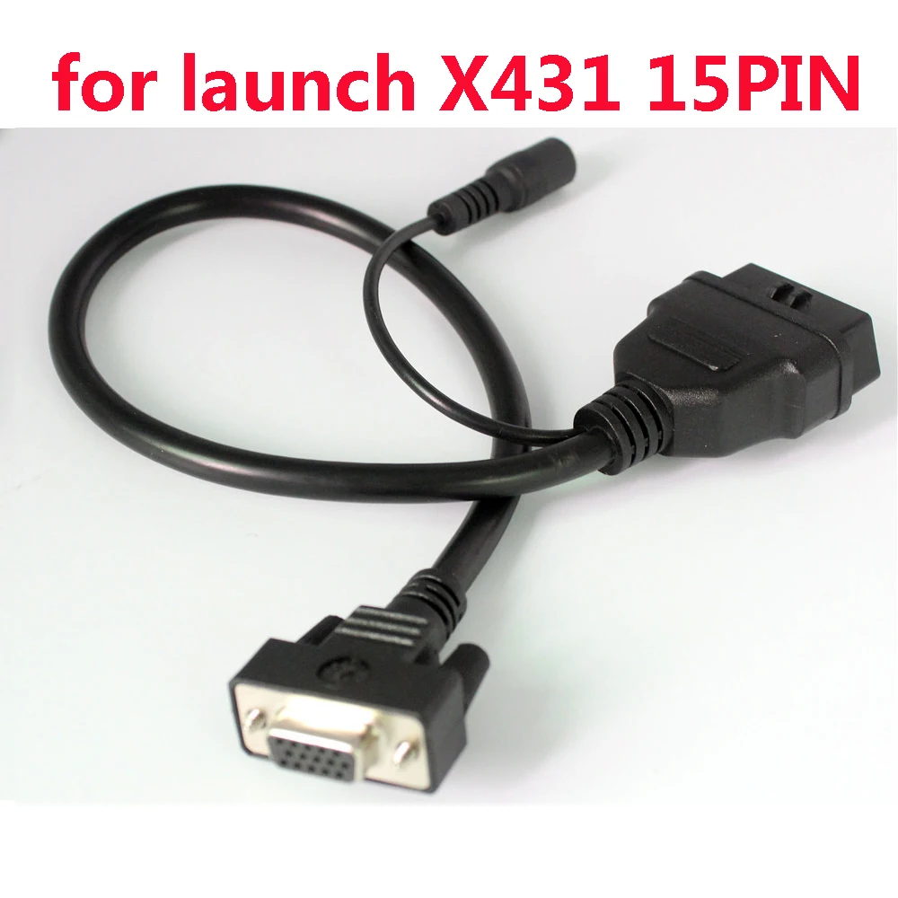 

for Launch X431 15PIN to OBD2 16pin OBD Cable Adapter Conversion Auto Diag IDIAG DIAGUN III Main Cable Car Tools 15 PIN 16-pin