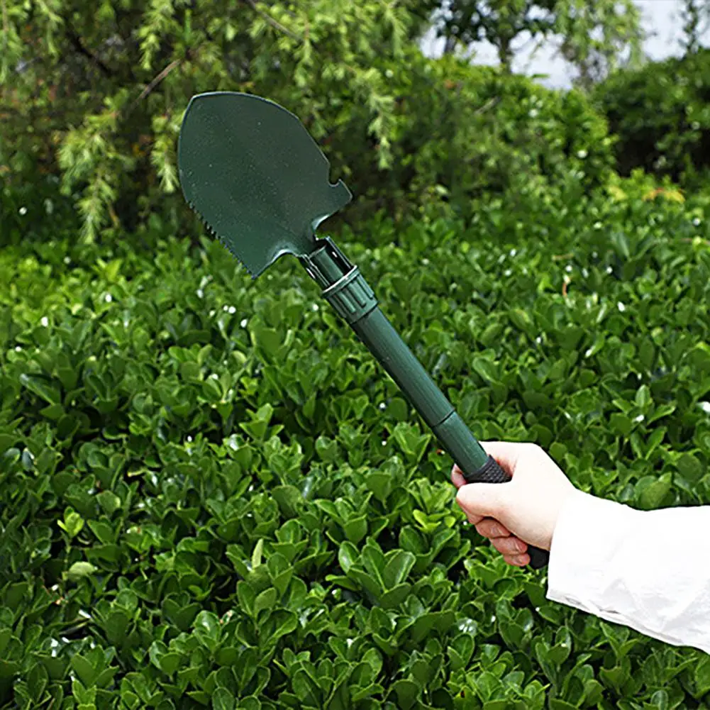 

Наружная лопата 1 набор практичная Нескользящая усиленная лопата из высокоуглеродистой стали для кемпинга, Садовые принадлежности