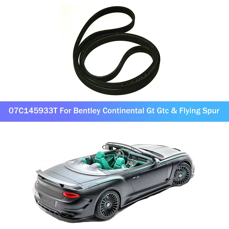 

1 Piece Car Serpentine V Belt Car Accessories For Bentley Continental Gt Gtc & Flying Spur