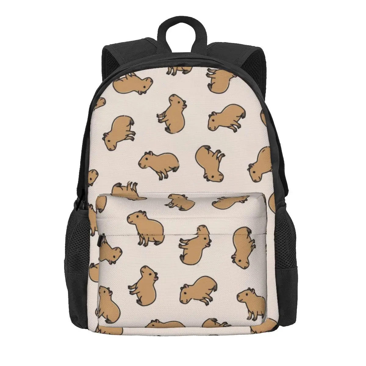 

Capybara Women Backpack Mochila Children School Bag Wild Animals Of South America Rucksack Teenage Large Capacity Shoulder Bag