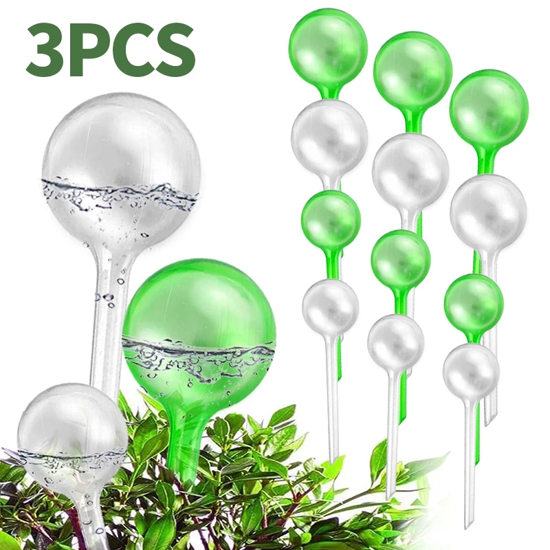 

3Pcs Automatic Plant Watering Bulbs Self Watering Balls House Garden Water Can Houseplant Device Drip Irrigation System