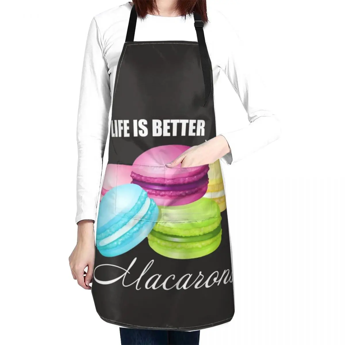 Фартук для любимых макарон жизнь лучше с макаронами кухонные принадлежности