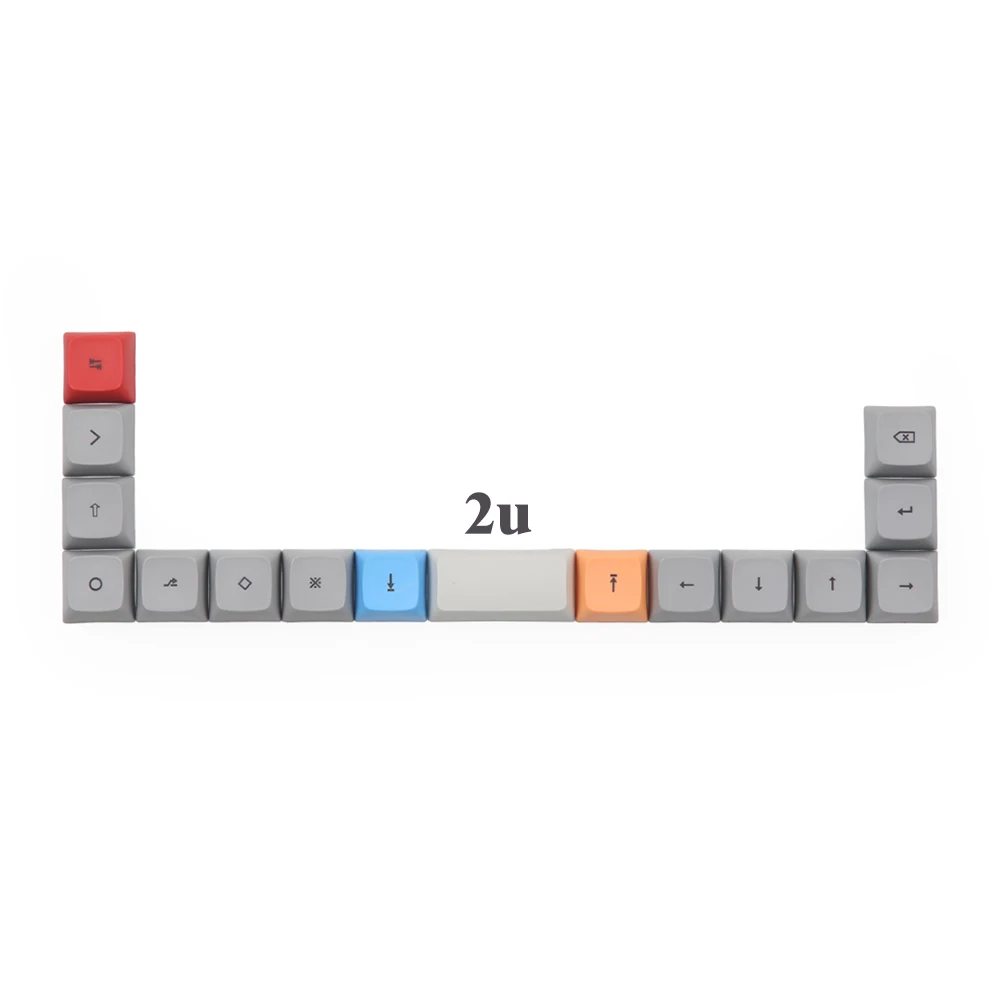Клавиатура Da Profile PBT 1u Key cap s для Cherry Mx Gateron Kailh Box TTC перекрестный переключатель 40
