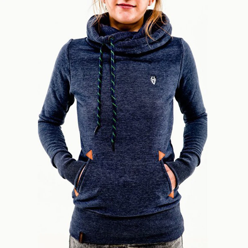 

Hoody Pullover Women Hoodies Sweatshirt Fashion Long Sleeve Slim Harajuku Pullovers Sweatshirt Casual Solid Streetwear Jumper