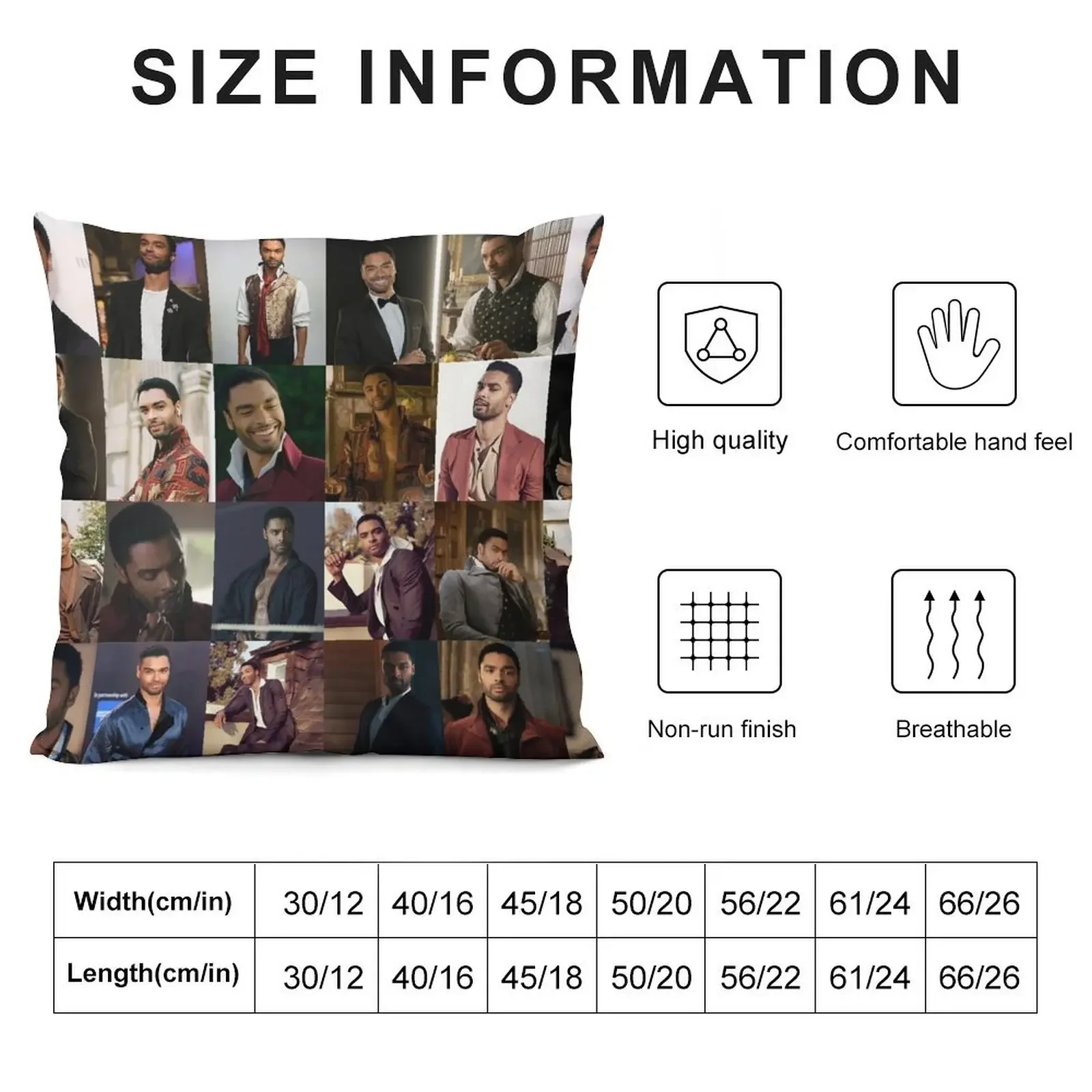 Наволочка для подушки Rege Jean Page эластичный чехол дивана