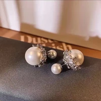 100 925 sterling silver tahitian pearl gemstone earring for women diwenfu aros mujer oreja origin pearl orecchini stud earrings