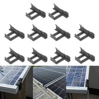 10pcs roof solar panel frame mud removal cleaning clip water drain water diversion clip remove stagnant water 303540mm
