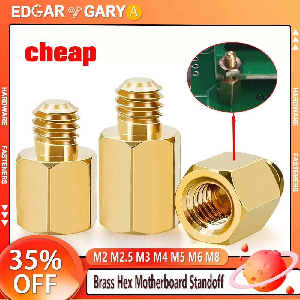 

Латунные стойки M2 M2.5 M3 M4 M5 M6 EDGAR GARY