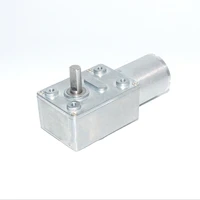 worm gear 24v motor jgy370 brushed dc motor driver motor double output shaft screw with self locking