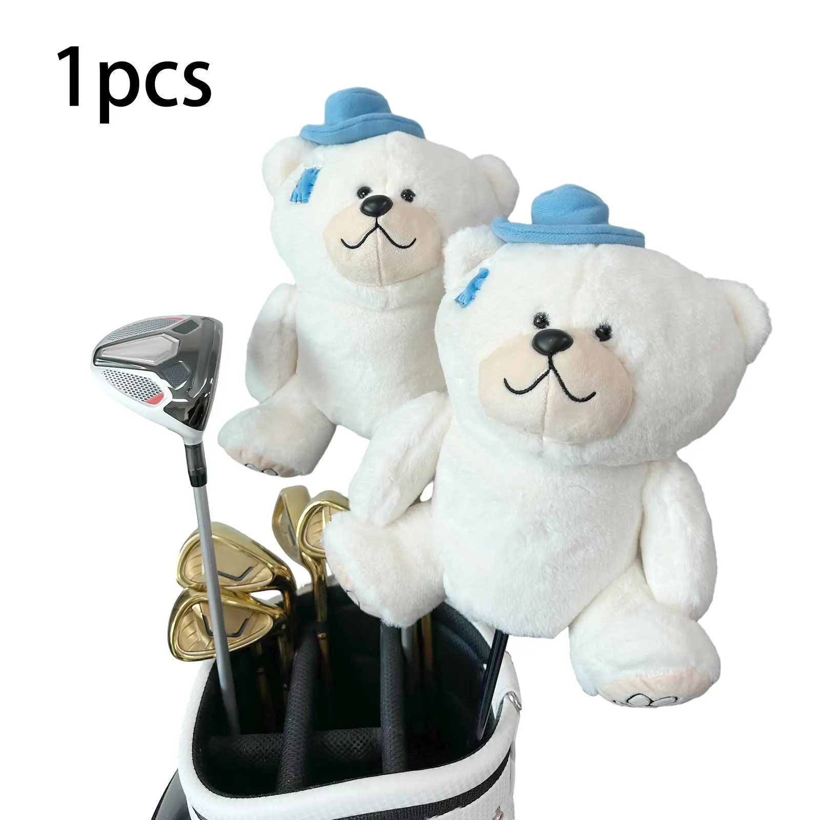 Деревянная головка для игры в гольф защитный милый плюшевый головной убор