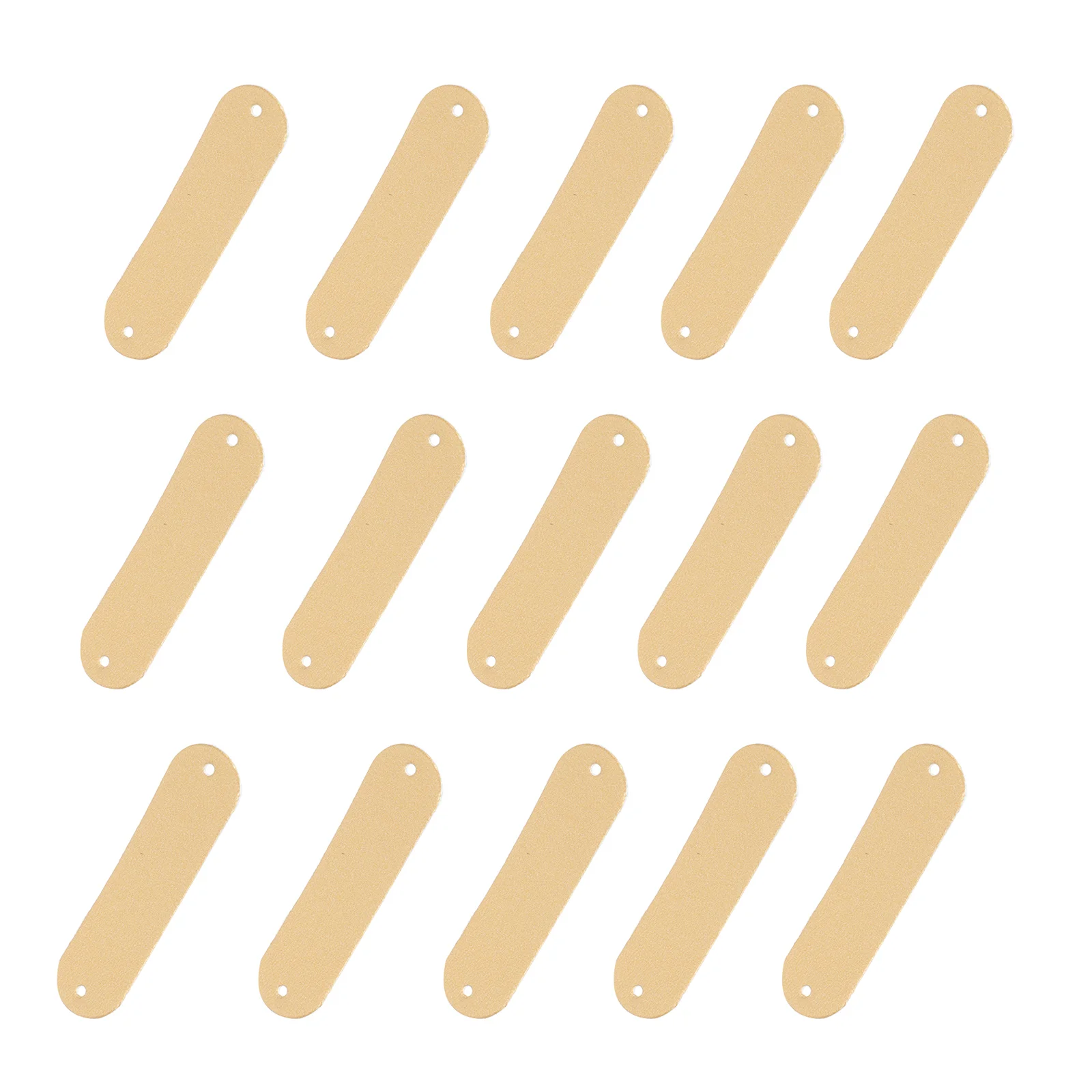 

Tags Label Tag Handmade Blank Labels Diy Crochet Clothing Pu Hats Items Clothes Embossed Patches Apparel Accessories Jeans Holes