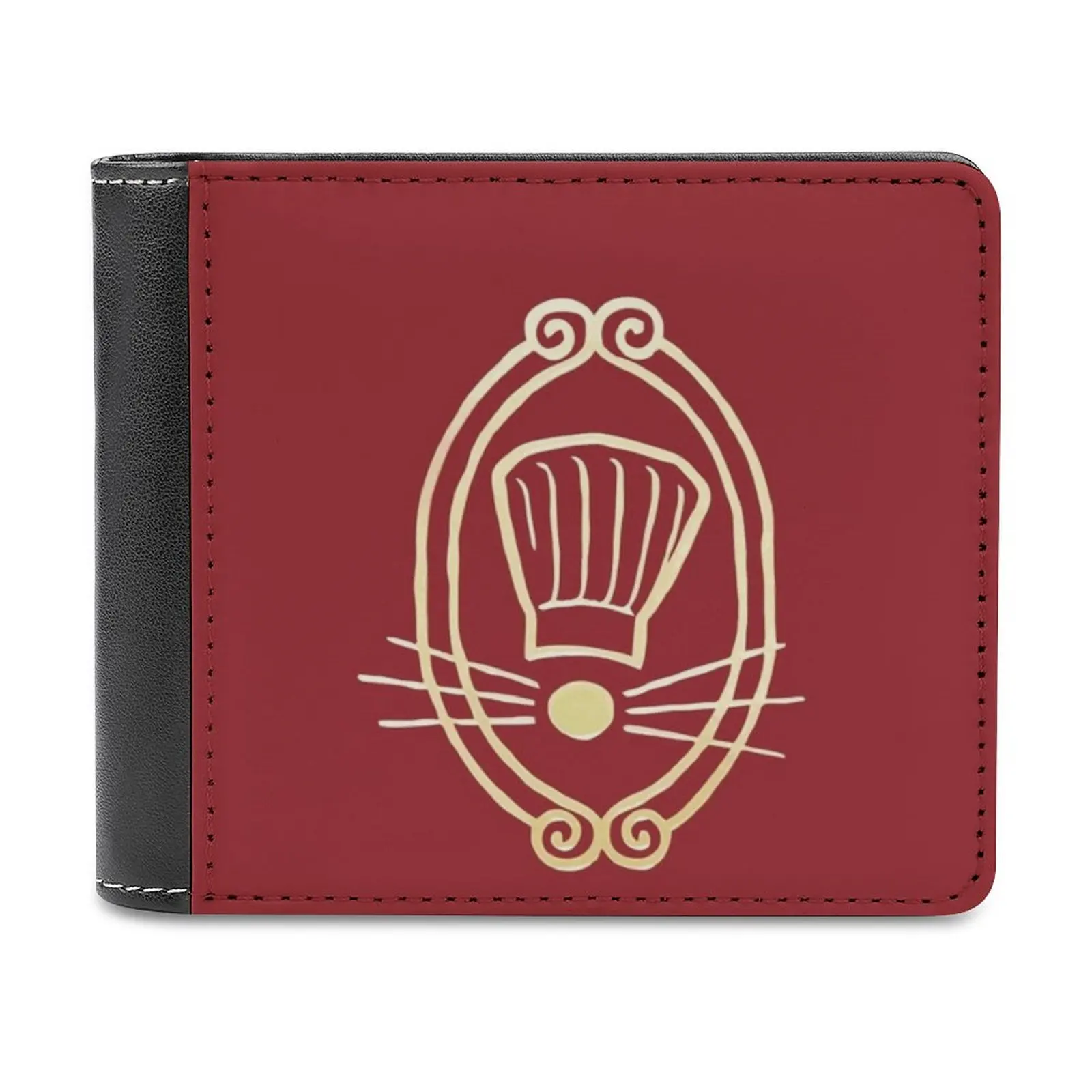 

Ratatouille-Chef Remy Leather Wallet Men Classic Black Purse Credit Card Holder Fashion Men's Wallet Pixar Ratatouille Remy