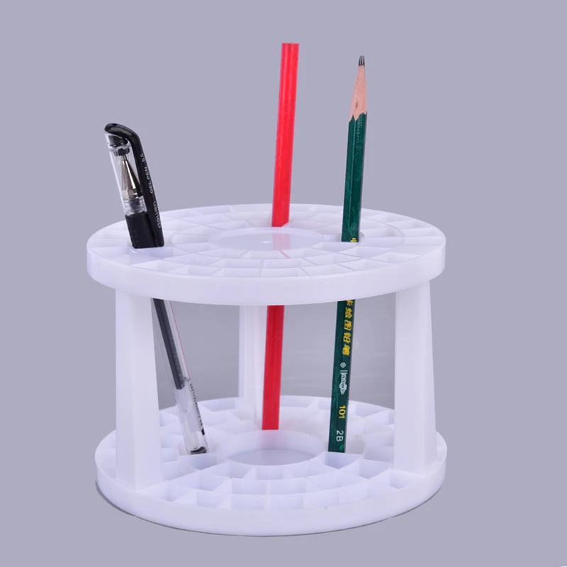 

49 Holes Artists Art Paint Brush Holder Stand Holds Up Storage Collapsible Stand