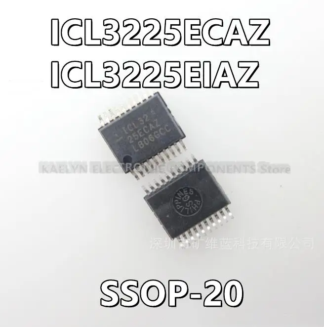 

10Pcs/lot ICL3225ECAZ ICL3225EIAZ ICL3225 RS-232 Interface Transceivers IC SSOP-20