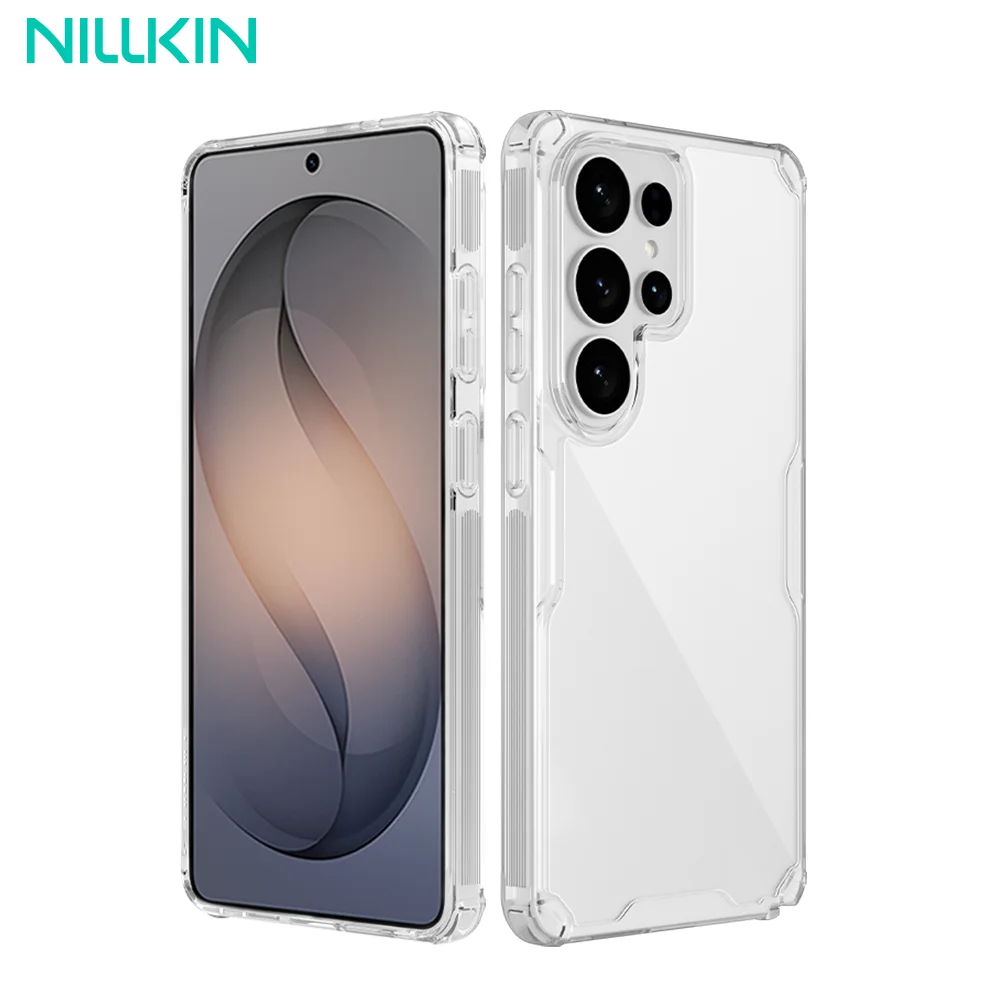Фото Чехол NILLKIN для Samsung Galaxy S26 Ultra, Nature Pro, гибридный, из ТПУ, классический, прозрачная задняя крышка для Samsung S26/S26 Plus №1