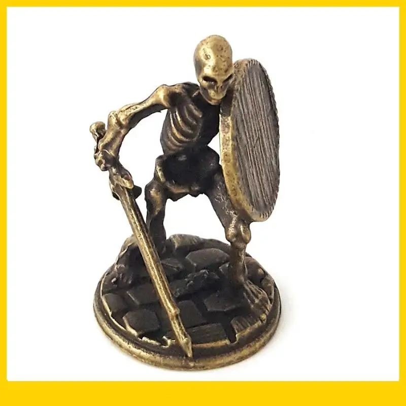 

Статуэтка воин-скелет из сплава