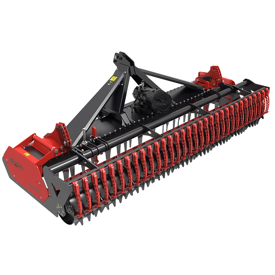 Фермерская грунтовая отжимная установка вращающаяся борона с приводом мощная