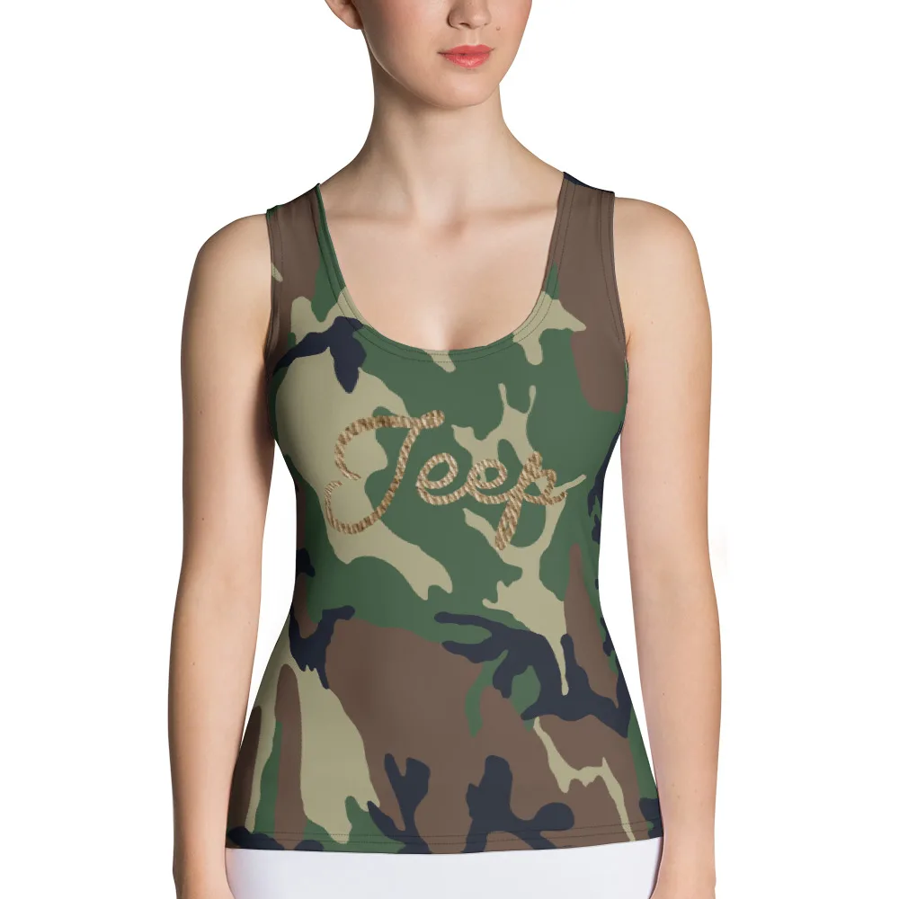 

Sleeveless Cycling Base Layer Women High Quality Breathable Lightweight Bike Underwear Running Shirts Army Fan Camouflage Green