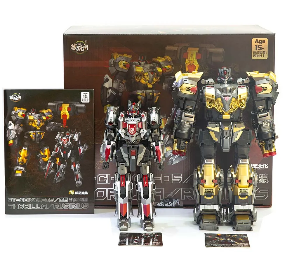 

New Transformation Toys Robot Cang Toys CT-05 Thorilla CT-08 Rusirius CT-Chiyou-05 Action Figure toy In Stock