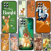 bambi anime phone case for oppo realme c2 c3 c11 c20 c21 c21y q3s q5i x2 x3 gt neo2 gt2 gt neo3 pro black silicone funda cover