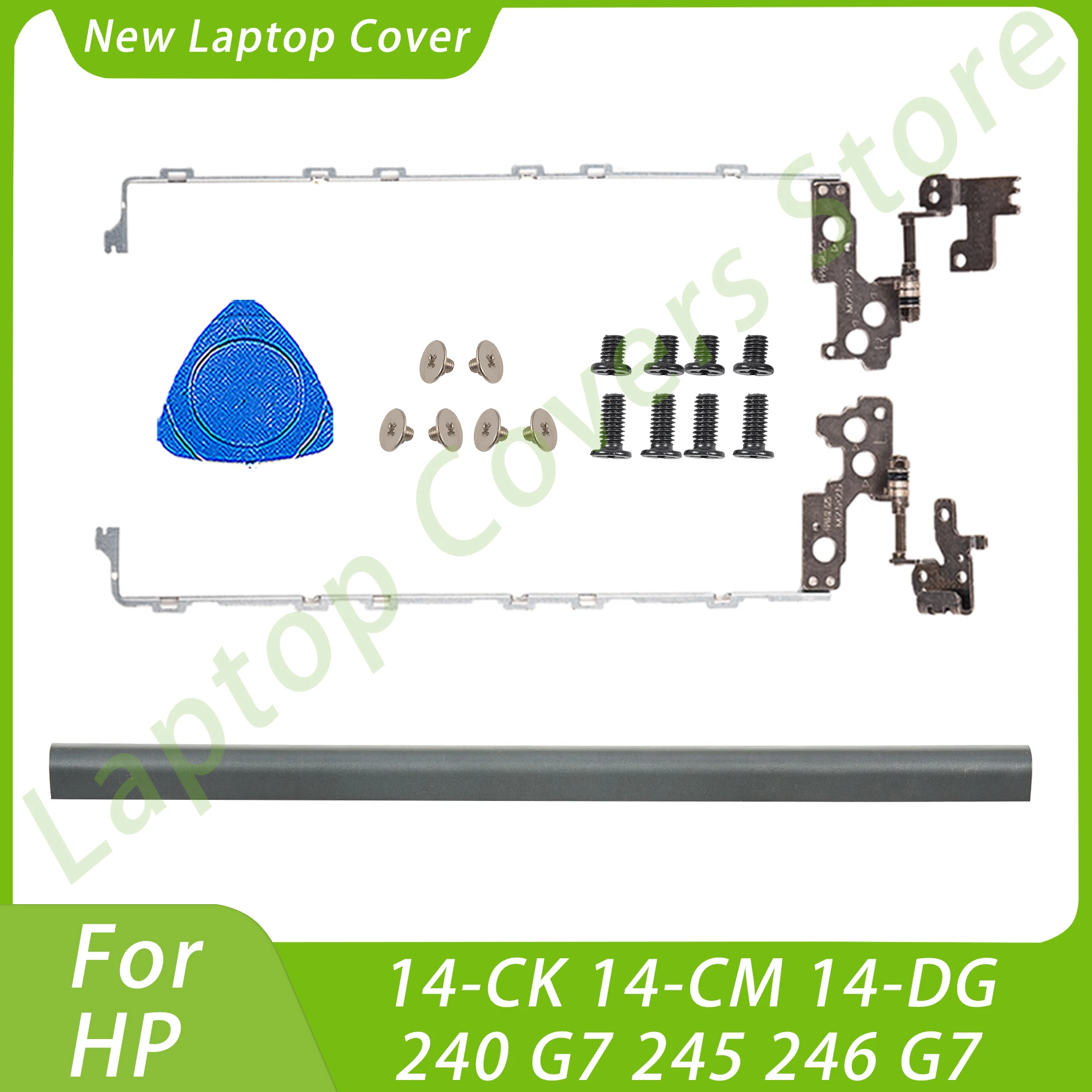 

Новые ЖК-петли Hingecover для HP 14-CK 14-CM 14-DG 240 G7 245 246 G7 цвет TPN-I131 серый/черный запасные части для ноутбуков
