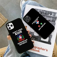 dominican republic flag phone case silicone pctpu case for iphone 11 12 13 pro max 8 7 6 plus x se xr hard fundas