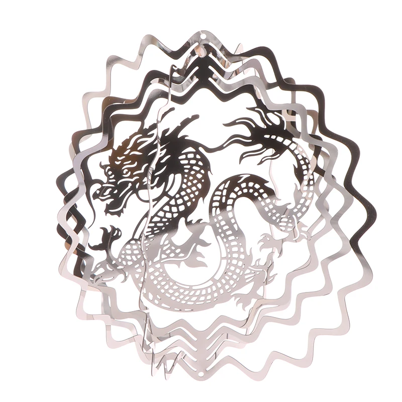 Сублимационный Спиннер Дракона Металлический Вращающийся Кулон Украшение Ловец