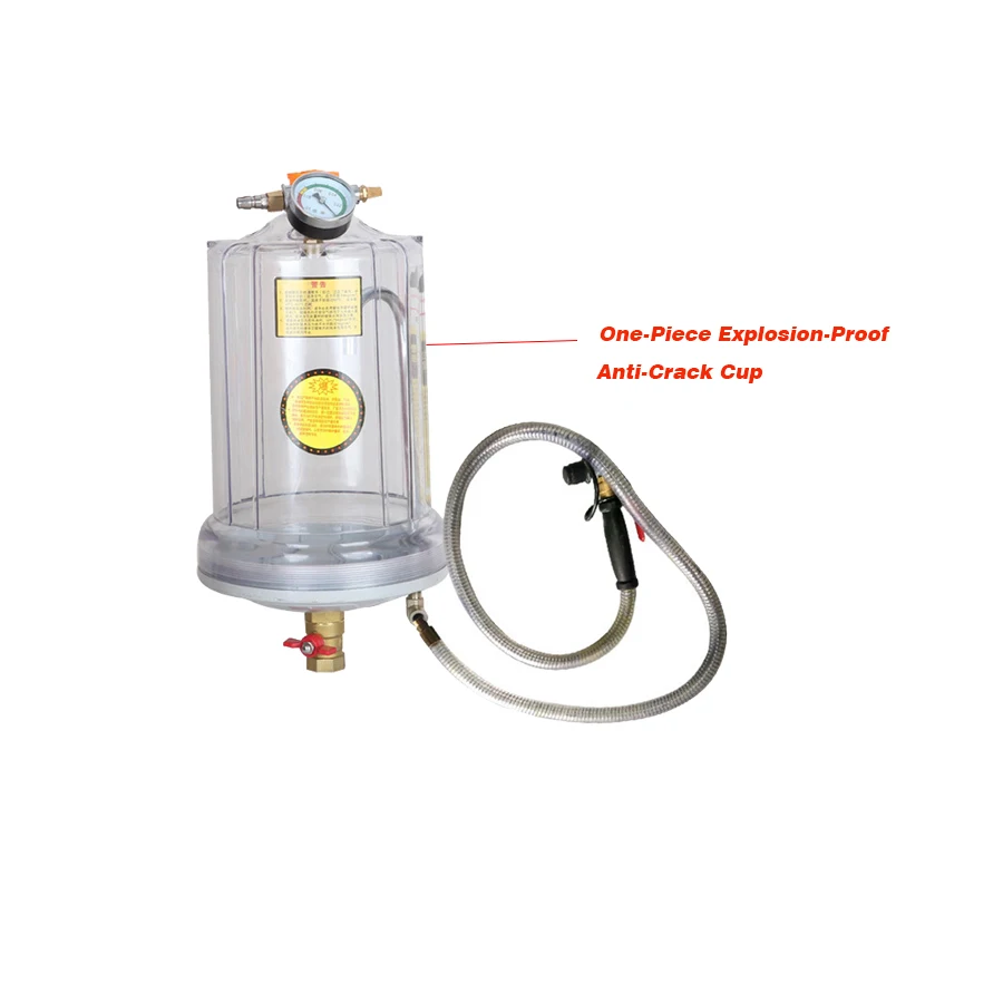 Скоростной пневматический насос измерительный стакан 1 6 л/мин присоска для масла