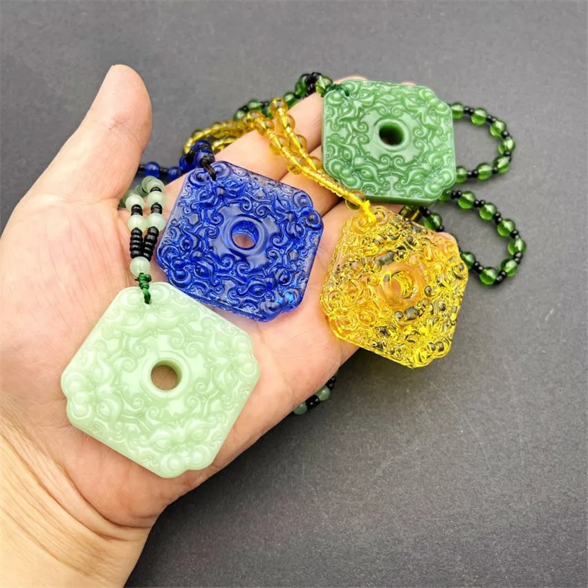 Ожерелье с подвеской в виде старинных китайских четырех богов и животных, ювелирные изделия Sifang Laicai на удачу, модные аксессуары, подарки ручной работы