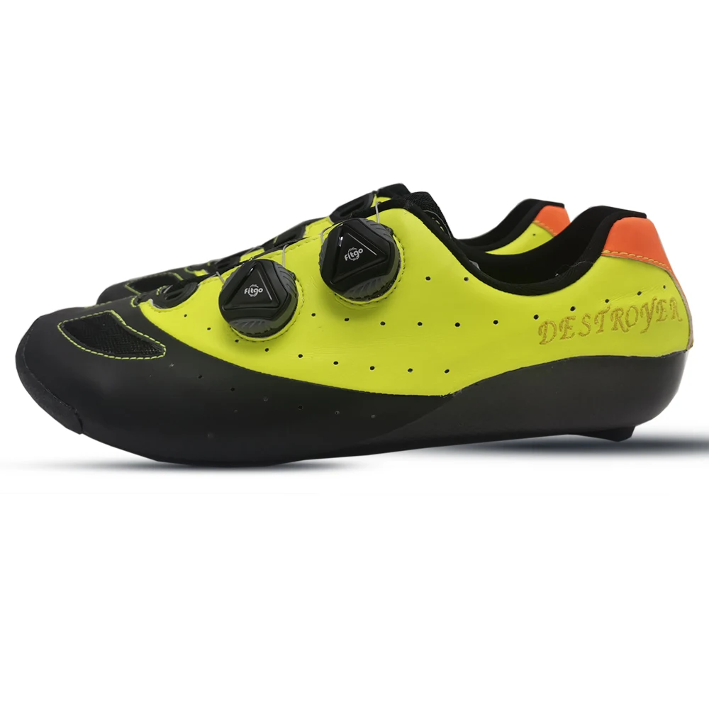 Hyper C5 Black Yellow  Road Bike shoe Carbon Cycling Carbon 