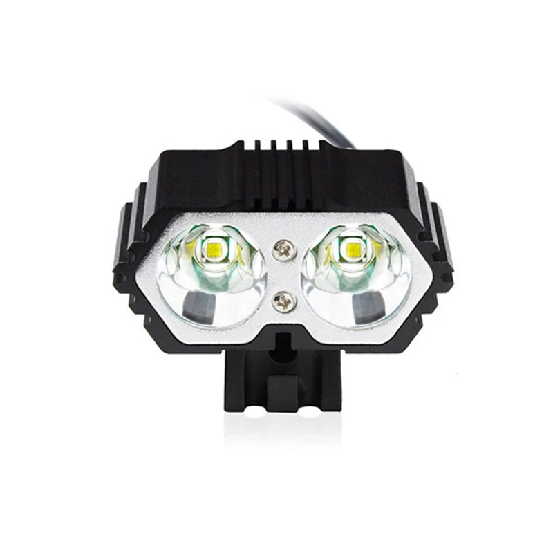 True 12000 Lm 3 x XML T6 LED USB Waterproof Lamp Bike Bicycle Headlight Cycling Portable 3 Modes Light with Spare O-rings #A