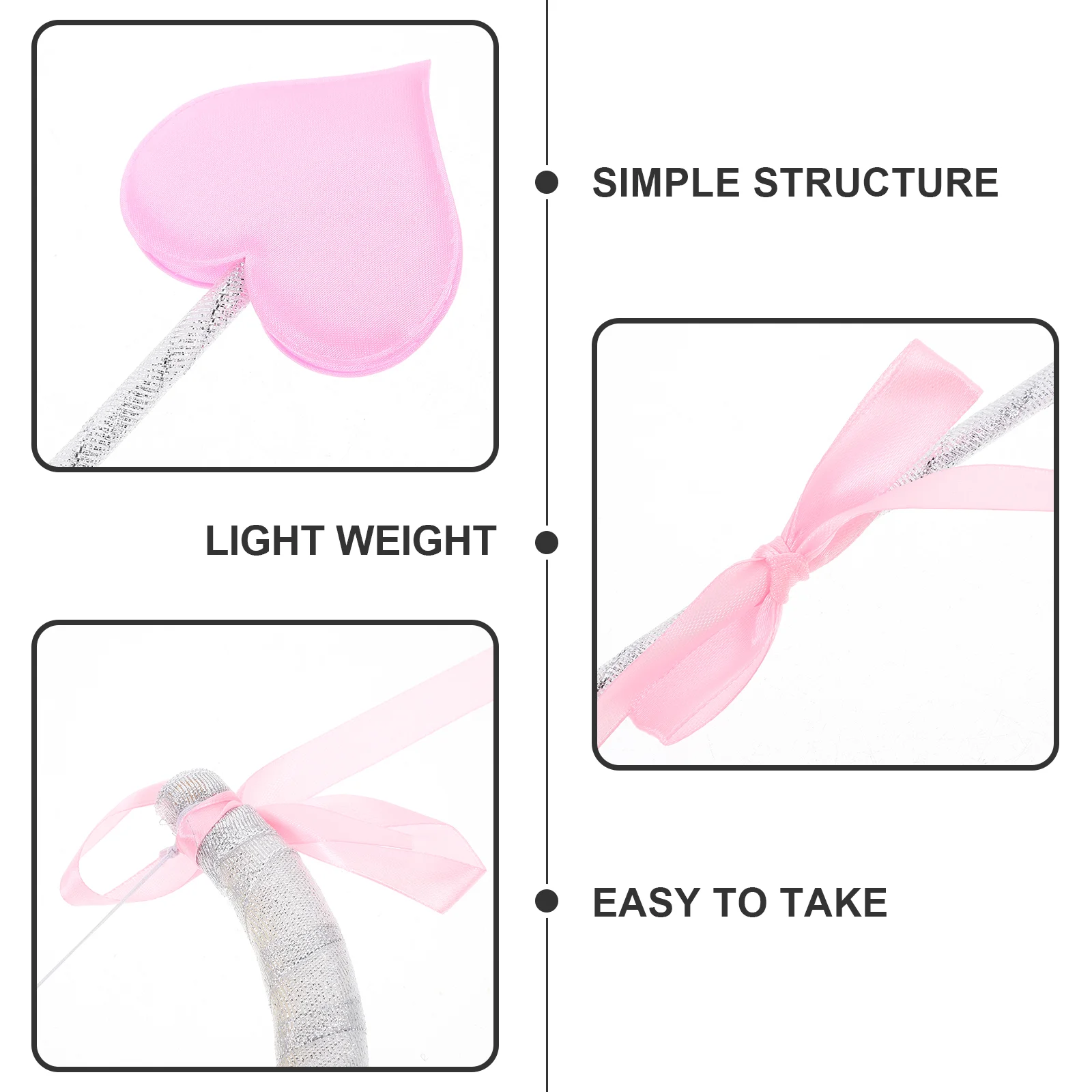 Купидона Стрела Лук Макияж Серебристый Розовый Костюм Косплей Забавная Пена