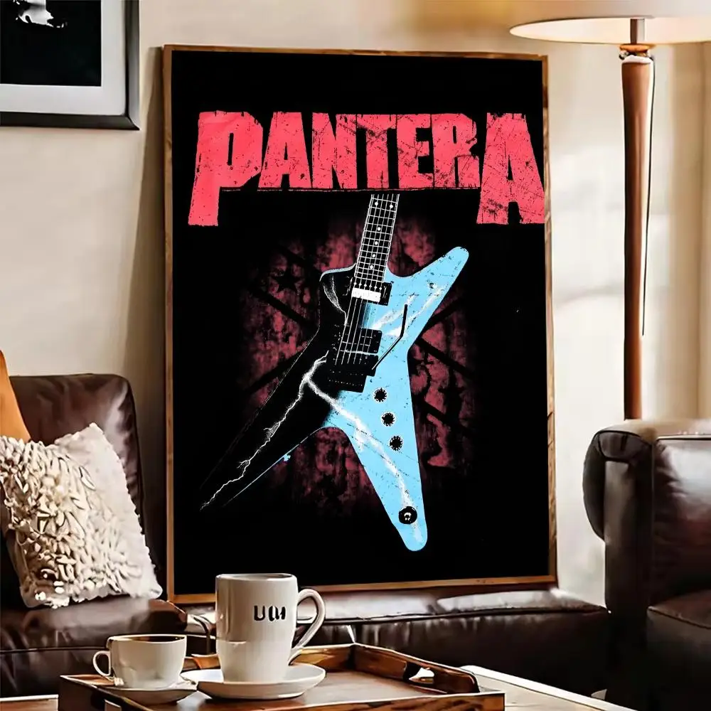 Фото Постер с изображением рок-группы P-Pantera, водонепроницаемая наклейка на стену для украшения домашнего бара, самоклеящаяся наклейка для декора стен комнаты, настенная роспись №4