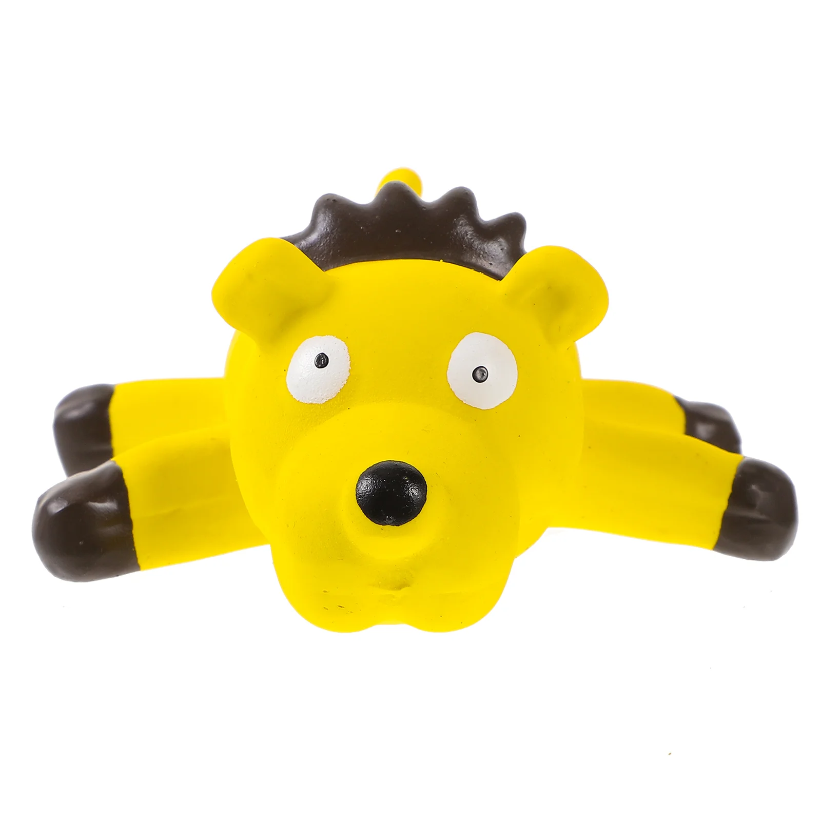 

Pet Biting Toy Cartoon Lion Molding Dog Chewing Toy Latex Dog Molar Plaything