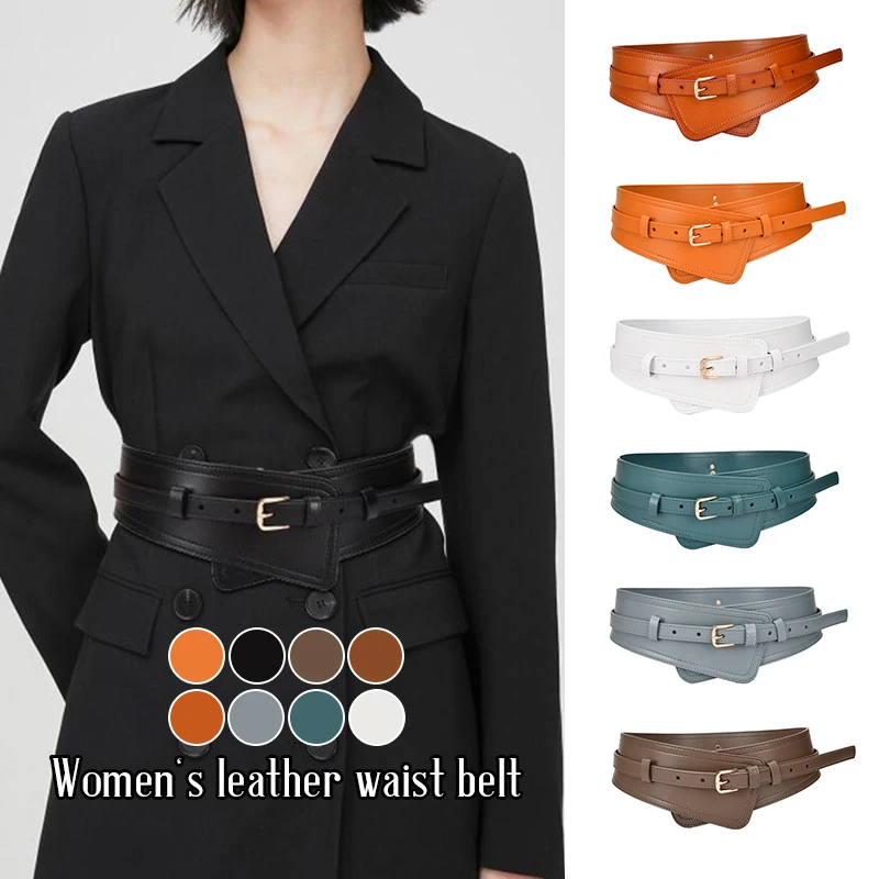 Women's Belt Girdle Female Decoration Cummerbunds All-match Leather Belt Detachable Coat Dress Waist Belts Women Designer Belt