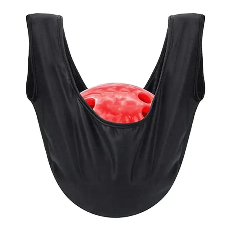 Elasticity Bowling Ball Seesaw 3-in-1 Bowling Ball Cleaning Bag Polisher Cleaner Portable Cleans Washable Carry Bag Accessory