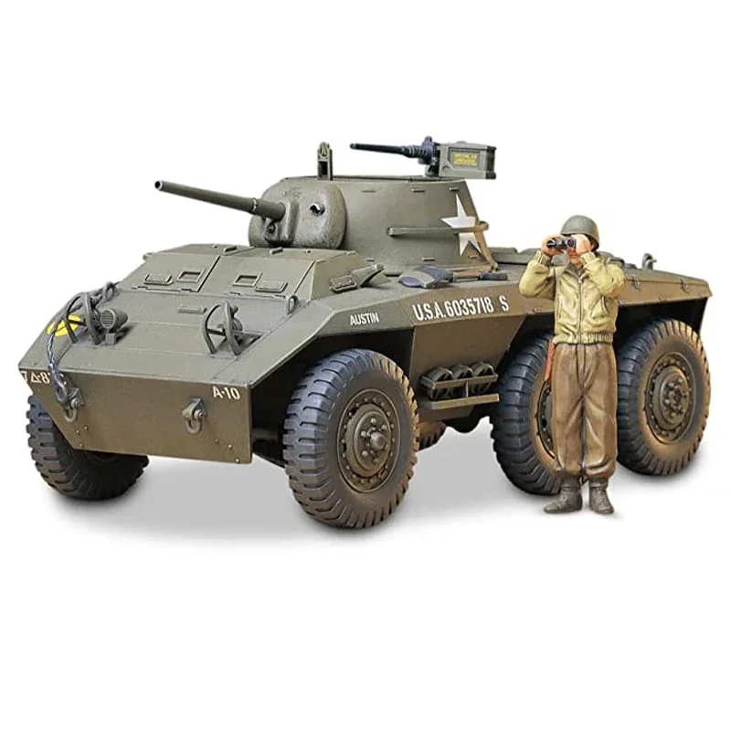 Военная модель танка TAMIYA в сборе 35228 США модели M8 армированный автомобиль Greyhound 1/35