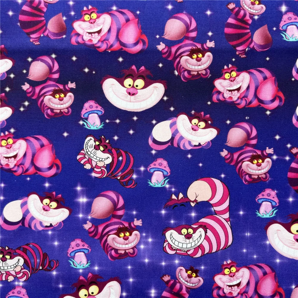 Распродажа хлопковая ткань из мультфильма Disney на Хэллоуин Микки Минни Стич пух