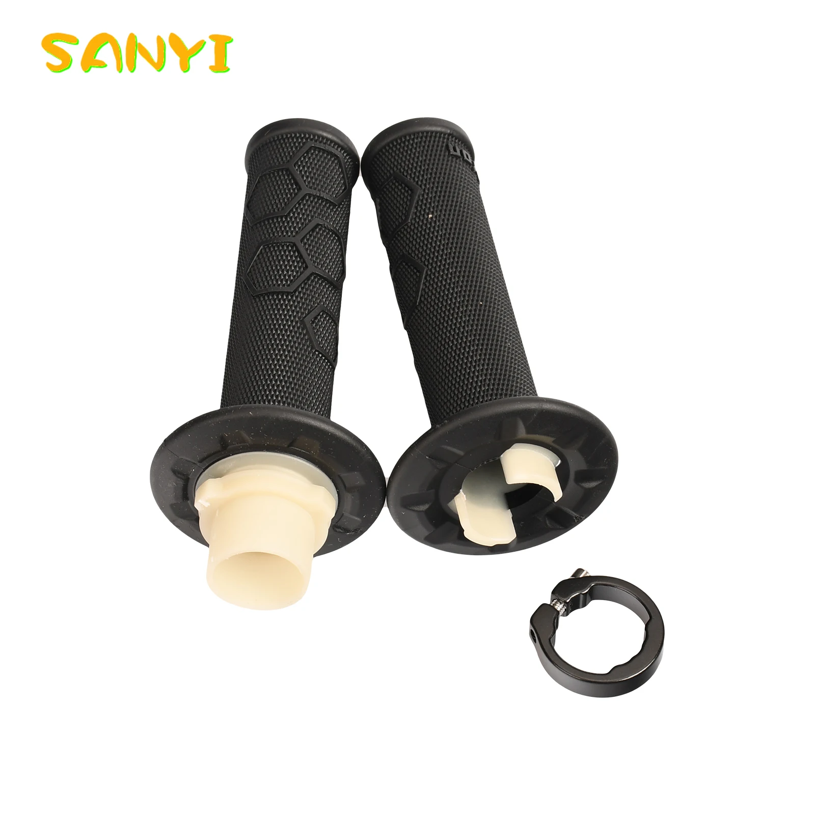 

Мотоциклетная ручка дроссельной заслонки, чехол для Ultra Bee Pit Dirt Bike, оригинальные резиновые ручки 23 мм, детали