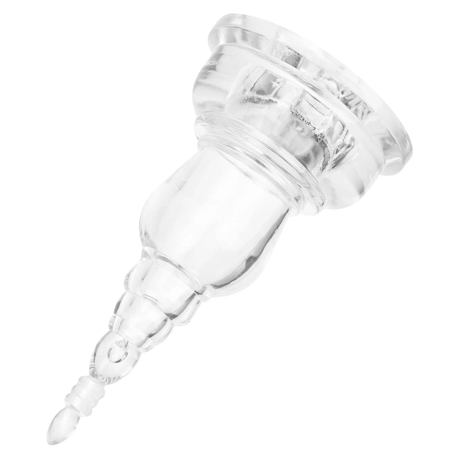 

Stupa Pagoda Statue Acrylic Buddhism Tower Shui Desktop Mascot Dagoba Crystal Feng Model Figurine Ornament